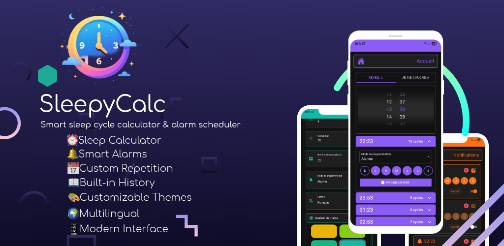 SleepyCalc App Banner
